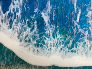Epoxidharz-Wasserfall-Couchtisch