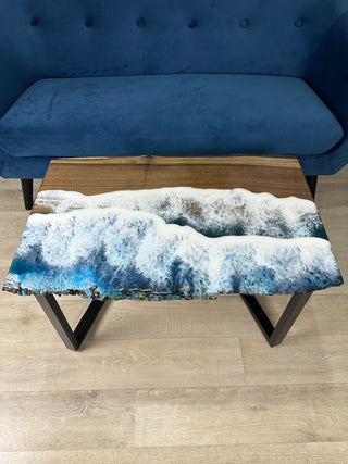 Ocean epoxy coffee table