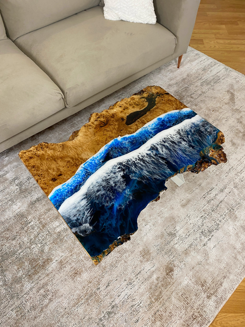 live edge wood table