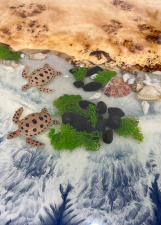 Im Dunkeln leuchtender Unterwasser-Sealife-Esstisch für 6 Sitzplätze