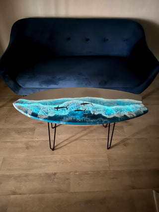 Im Dunkeln leuchtendes Ozean-Surfbrett aus Kunstharz
