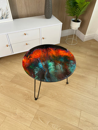 Resin Abstract Coffee Table
