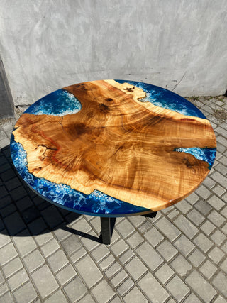 Wood Resin Dining Table