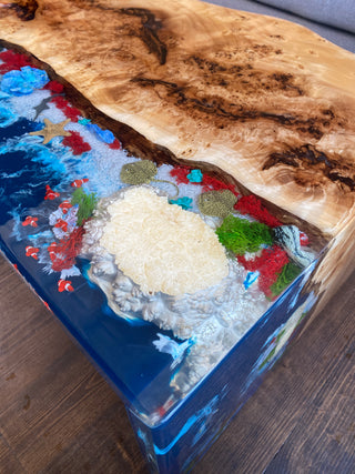 Couchtisch mit Aquarium-Design