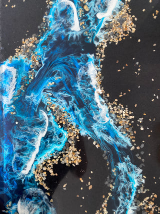 River Couchtisch aus Kunstharz