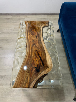 Clear Epoxy Coffee Table