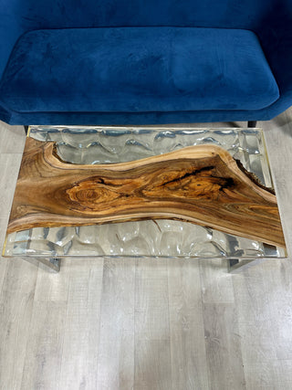 Clear Epoxy Coffee Table