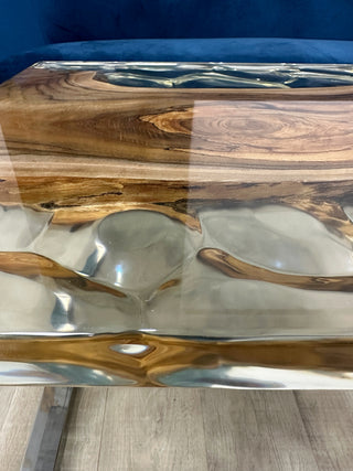 Clear Epoxy Coffee Table
