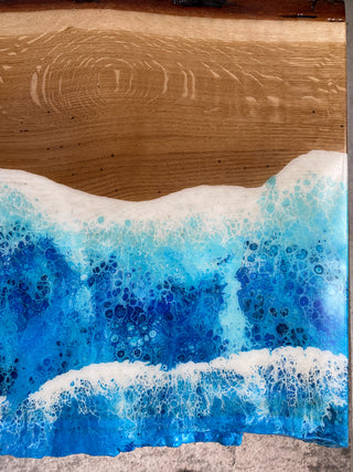 Ocean Themed Epoxy Table