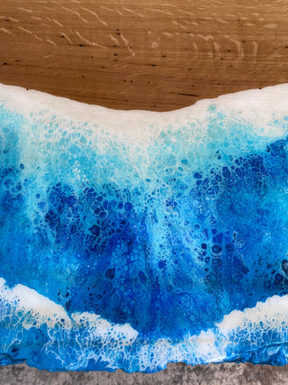 Ocean Themed Epoxy Table
