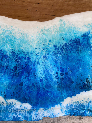 Ocean Themed Epoxy Table
