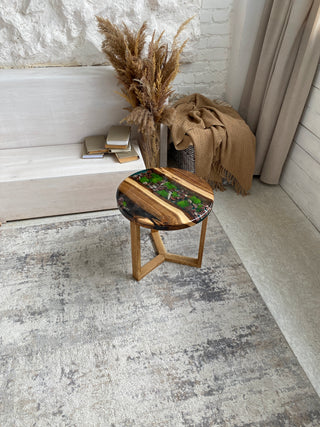 Walnut Epoxy Wood Coffee Table