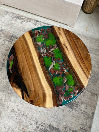 Walnut Epoxy Wood Coffee Table