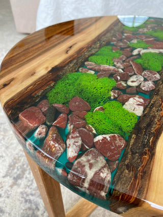 Walnut Epoxy Wood Coffee Table