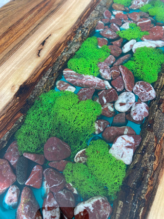 Walnut Epoxy Wood Coffee Table