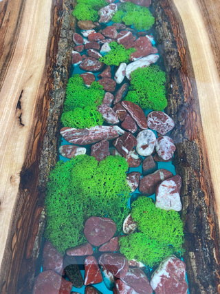 Walnut Epoxy Wood Coffee Table