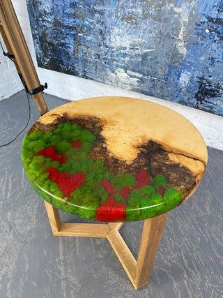 Moss Epoxy Coffee Table