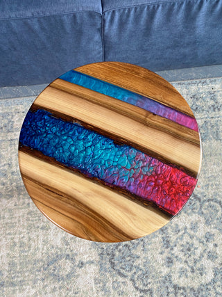 Colored Epoxy Table