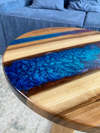 Colored Epoxy Table