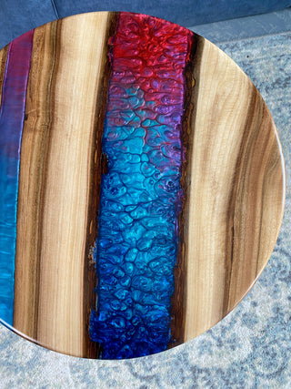 Colored Epoxy Table