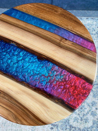 Colored Epoxy Table