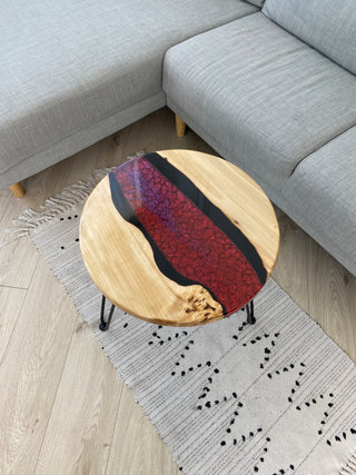 Epoxy Resin Lava Table