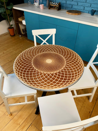 Epoxy Resin Round Dining Table