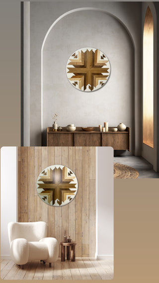 Geometric Wood Wall Art