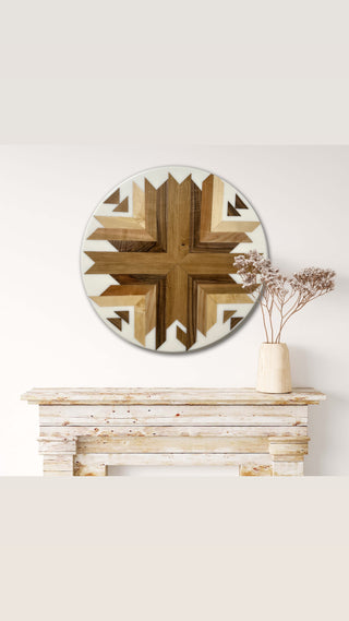 Geometric Wood Wall Art