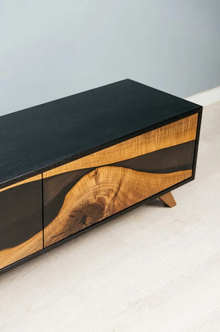 Walnut Epoxy Resin Cabinets
