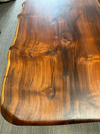 Black Walnut Live Edge Solid Wood Coffee Table