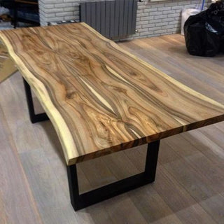 Solid Walnut Wood Dining Table