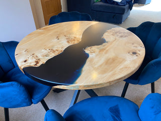 Epoxy River Round Table