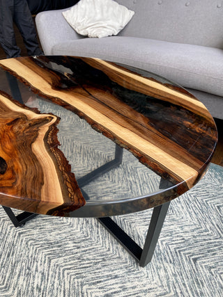 Clear Epoxy Table
