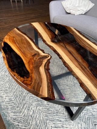 Clear Epoxy Table