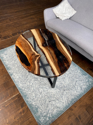 Clear Epoxy Table