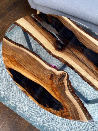 Clear Epoxy Table