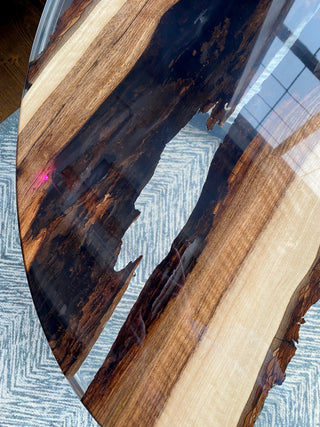 Clear Epoxy Table