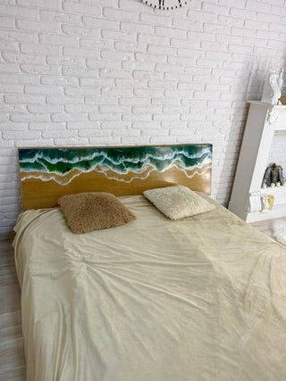 Wood Epoxy Headboard