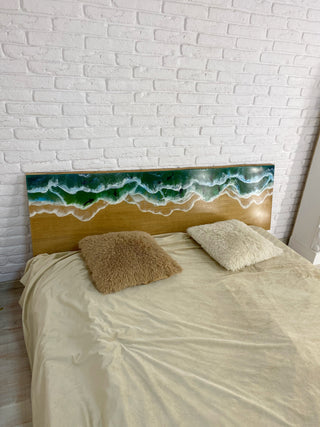 Wood Epoxy Headboard