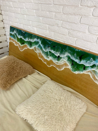 Wood Epoxy Headboard