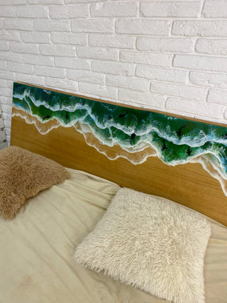 Wood Epoxy Headboard