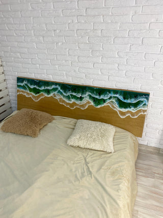 Wood Epoxy Headboard