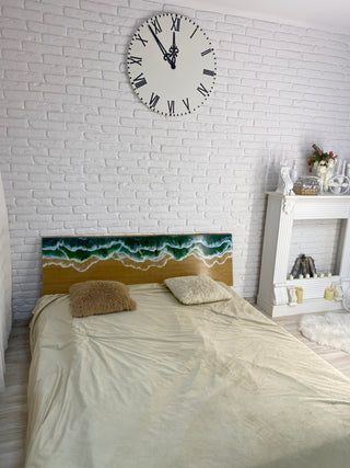 Wood Epoxy Headboard