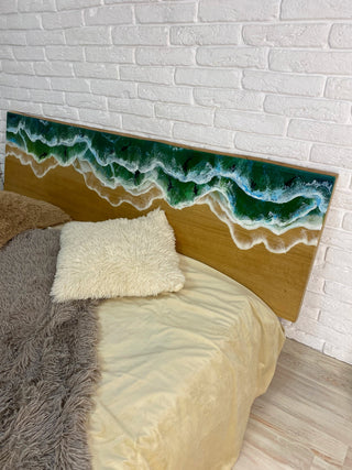 Wood Epoxy Headboard