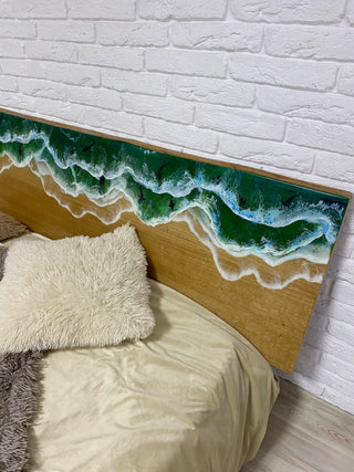 Wood Epoxy Headboard