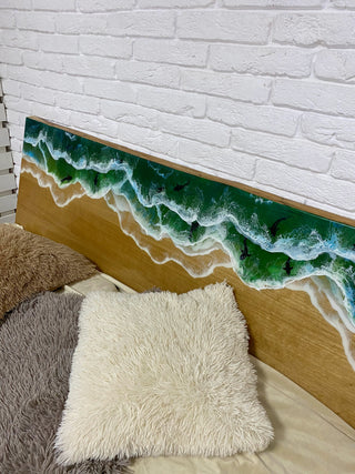 Wood Epoxy Headboard