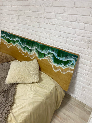 Wood Epoxy Headboard