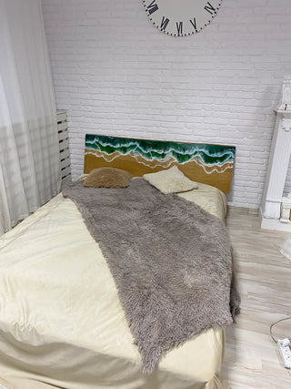 Wood Epoxy Headboard