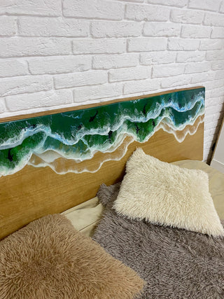 Wood Epoxy Headboard